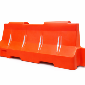 BARRERA VIAL PEQUEÑA NARANJA CON REFLECTIVOS