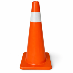 CONO VIAL PVC UNA CINTA (70CM ALTO)